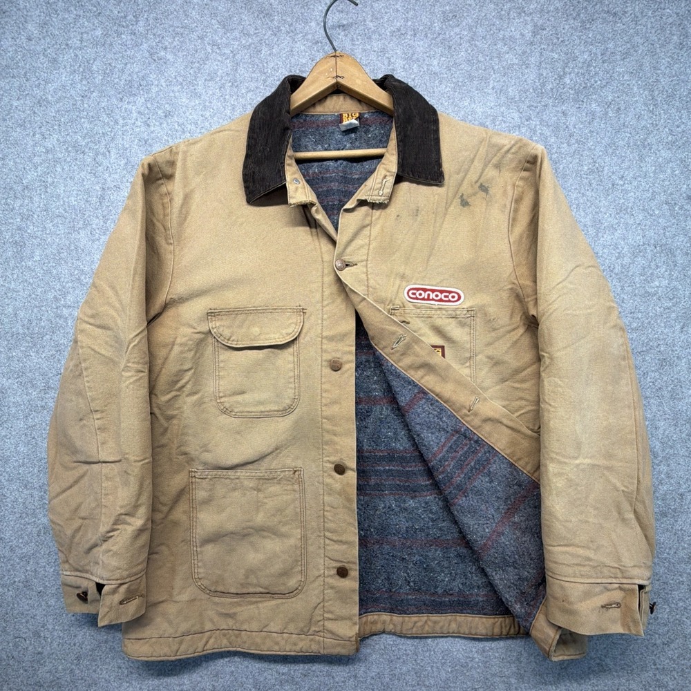 Vintage Wrangler Big Ben Barn Chore Jacket Mens Size 46 Blanket Lined USA Made